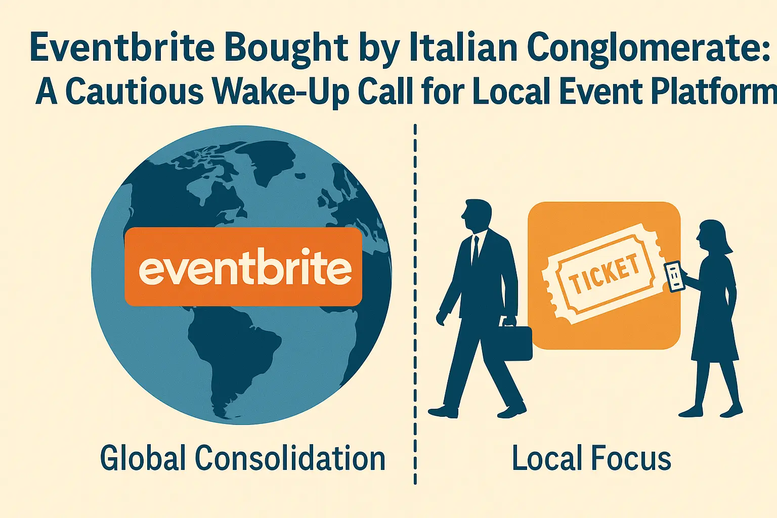 Eventbrite Bought by Italian Conglomerate: A Cautious Wake-Up Call for Local Event Platforms